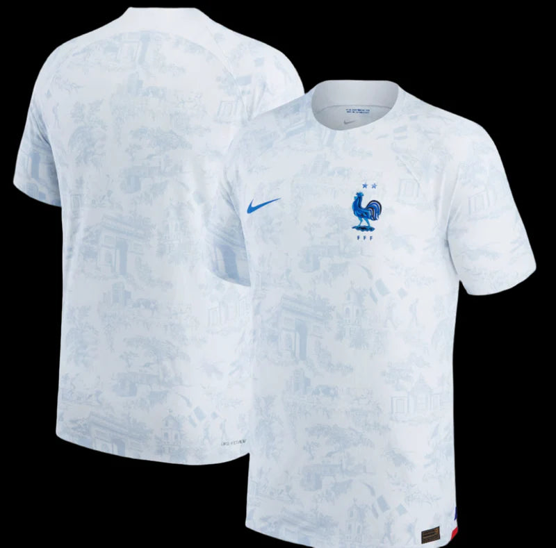 maillot extérieur de l'équipe de France CDM 2022