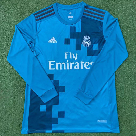 Real Madrid 17/18 Rétro Manches Longues
