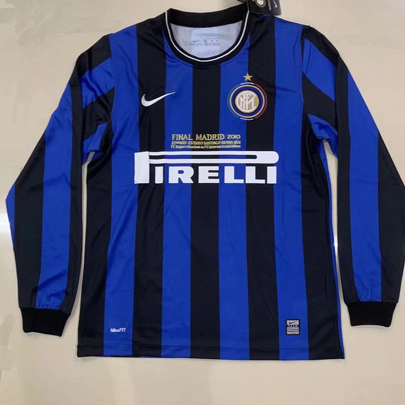 INTER MILAN RÉTRO 09/10 MANCHES LONGUES