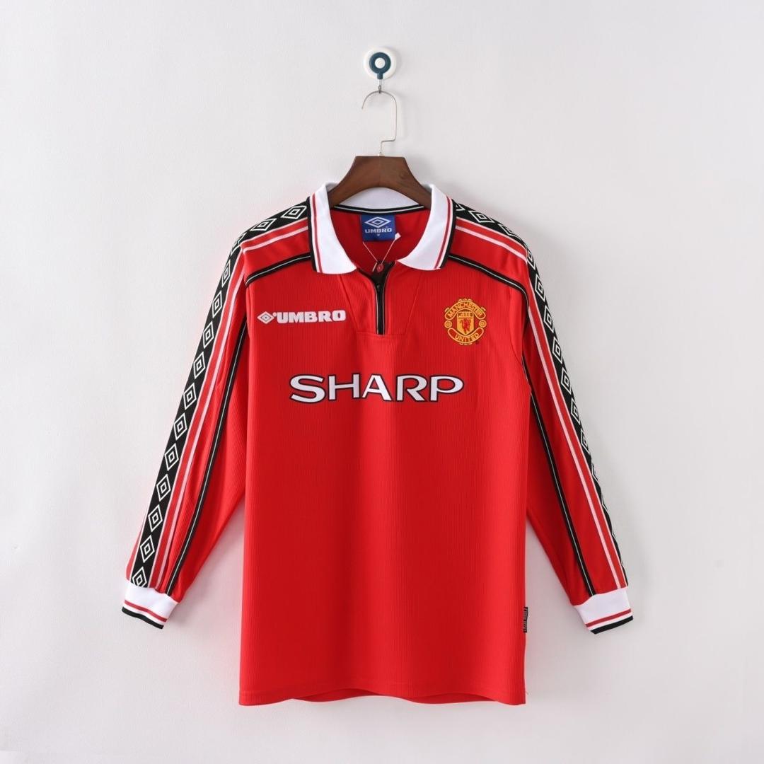 MAN UTD RÉTRO 98/99 MANCHES LONGUES