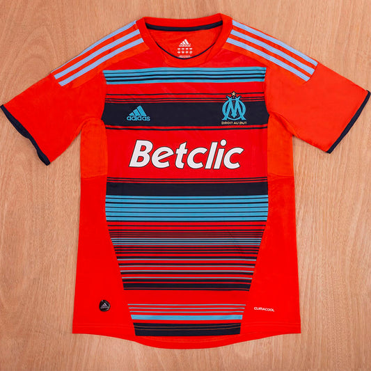 Maillot de football rétro extérieur de l'Olympique de Marseille 2011-2012